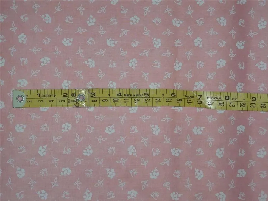 100% Cotton Organdy Floral Printed Fabric 44" wide
