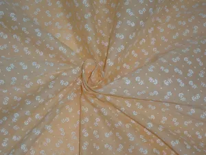 100% Cotton Organdy Floral Printed Fabric 44" wide