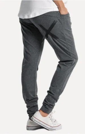 Apartment Pants In Charcoal - Black X