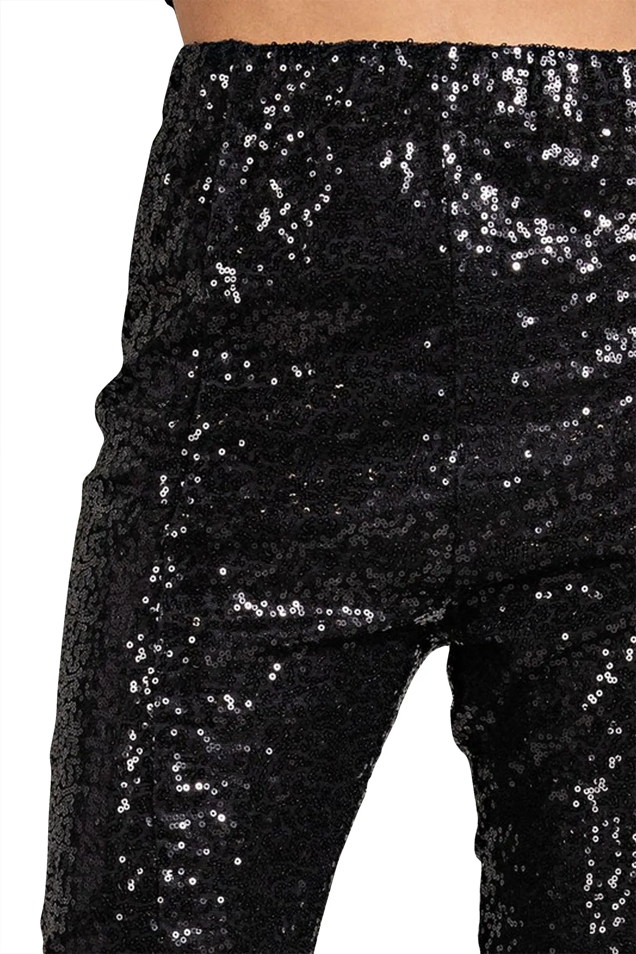 Black Sequin Pants