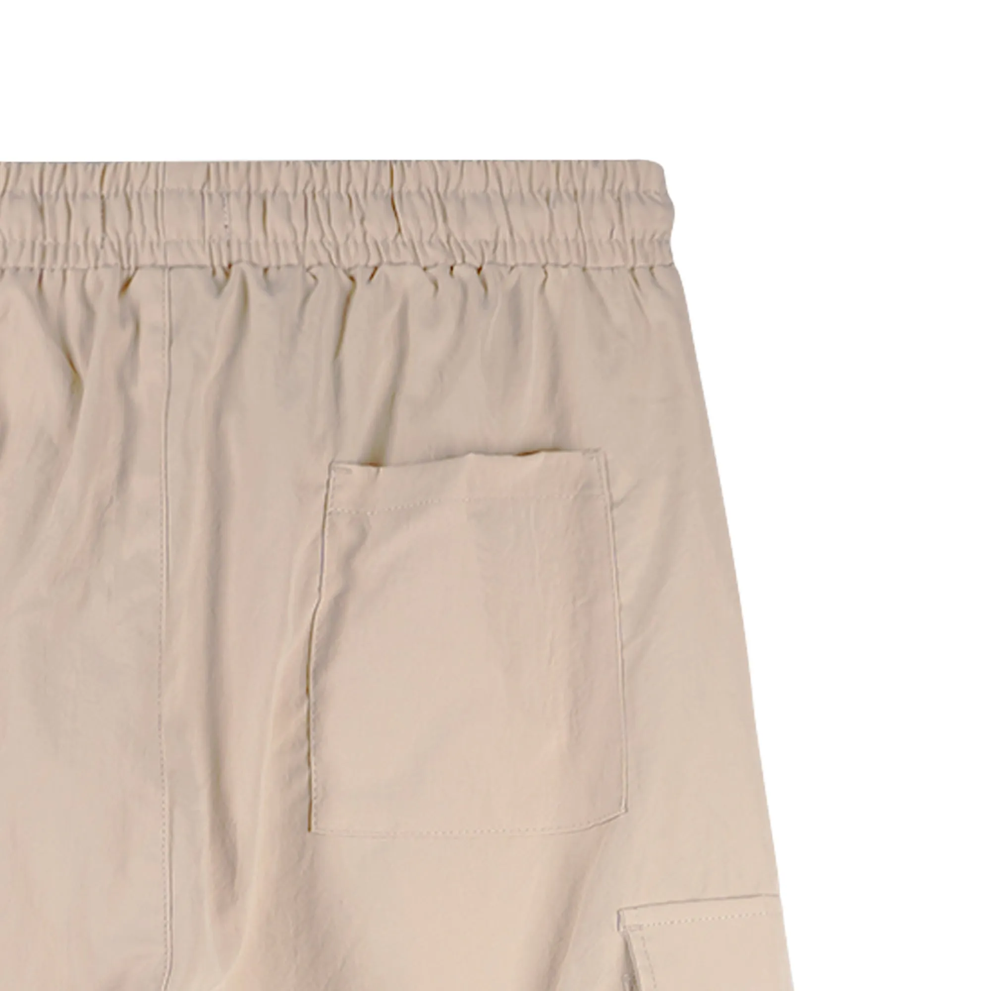 Bobson Japanese Ladies Basic Non-Denim Drawstring Pants 154470-U (Beige)