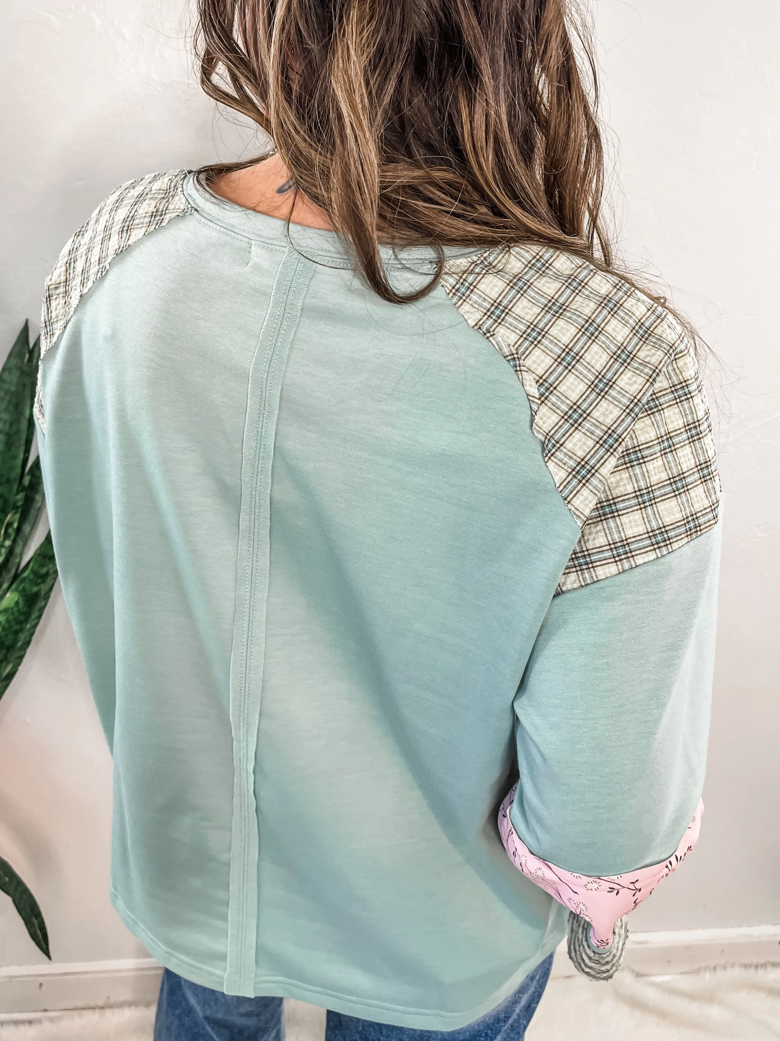 Boho Heart Patchwork Top
