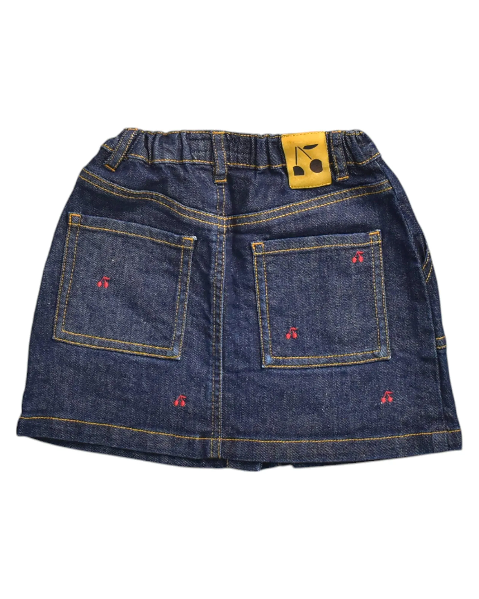Bonpoint Denim Button Skirt 6T