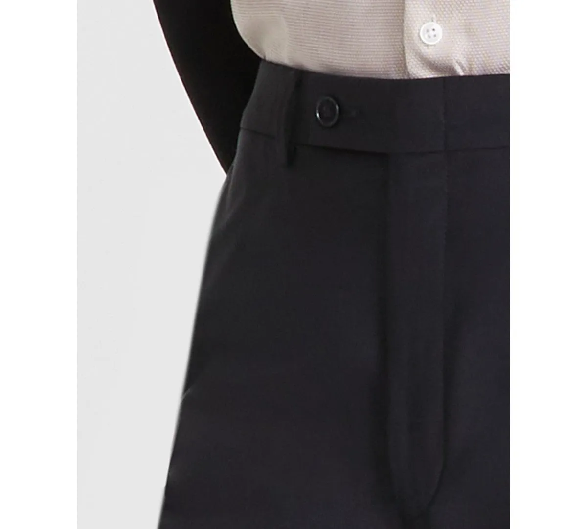 Calvin Klein Mens Slim fit Dress Pants 36 / 34 Black Solid