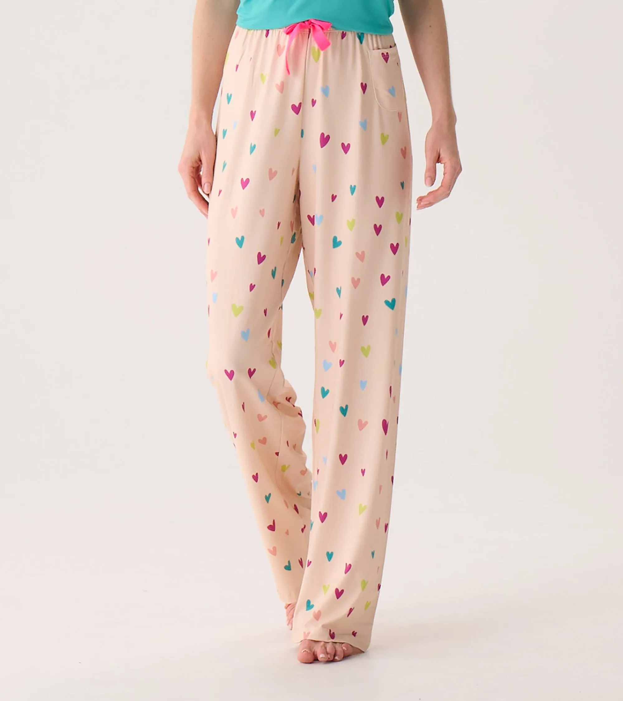 Capelton Road Women's Jelly Bean Hearts Pajama Pants