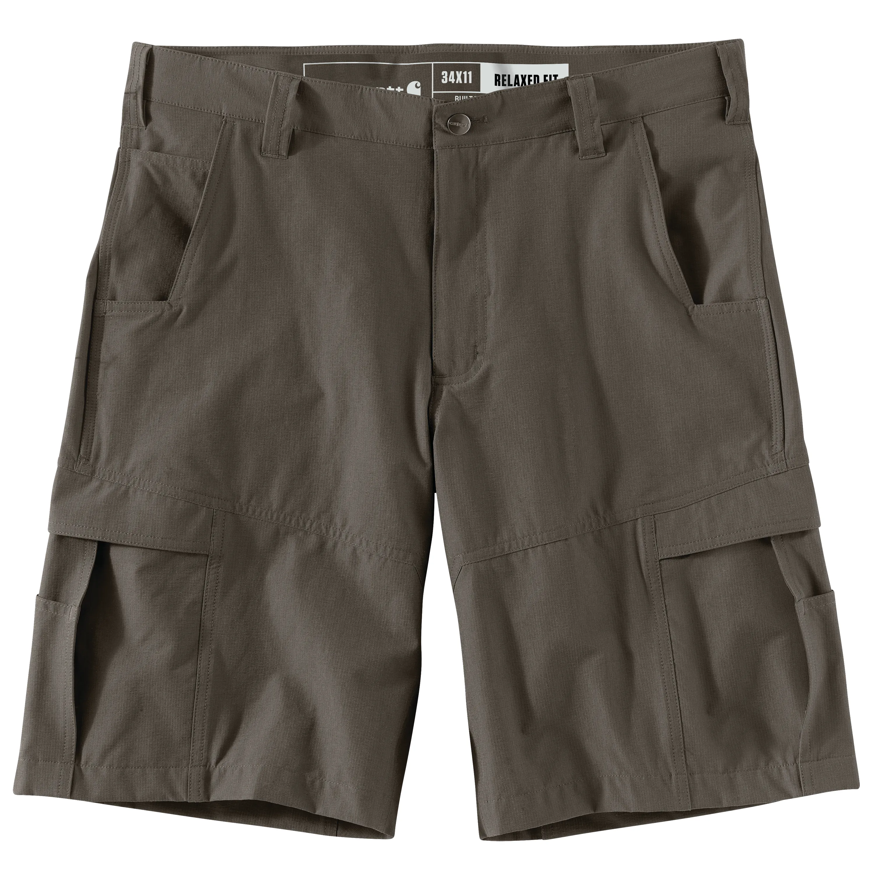 CARHARTT FORCE RELAXED FIT LIGHTWEIGHT RIPSTOP CARGO WORK SHORT TARMAC 103580
