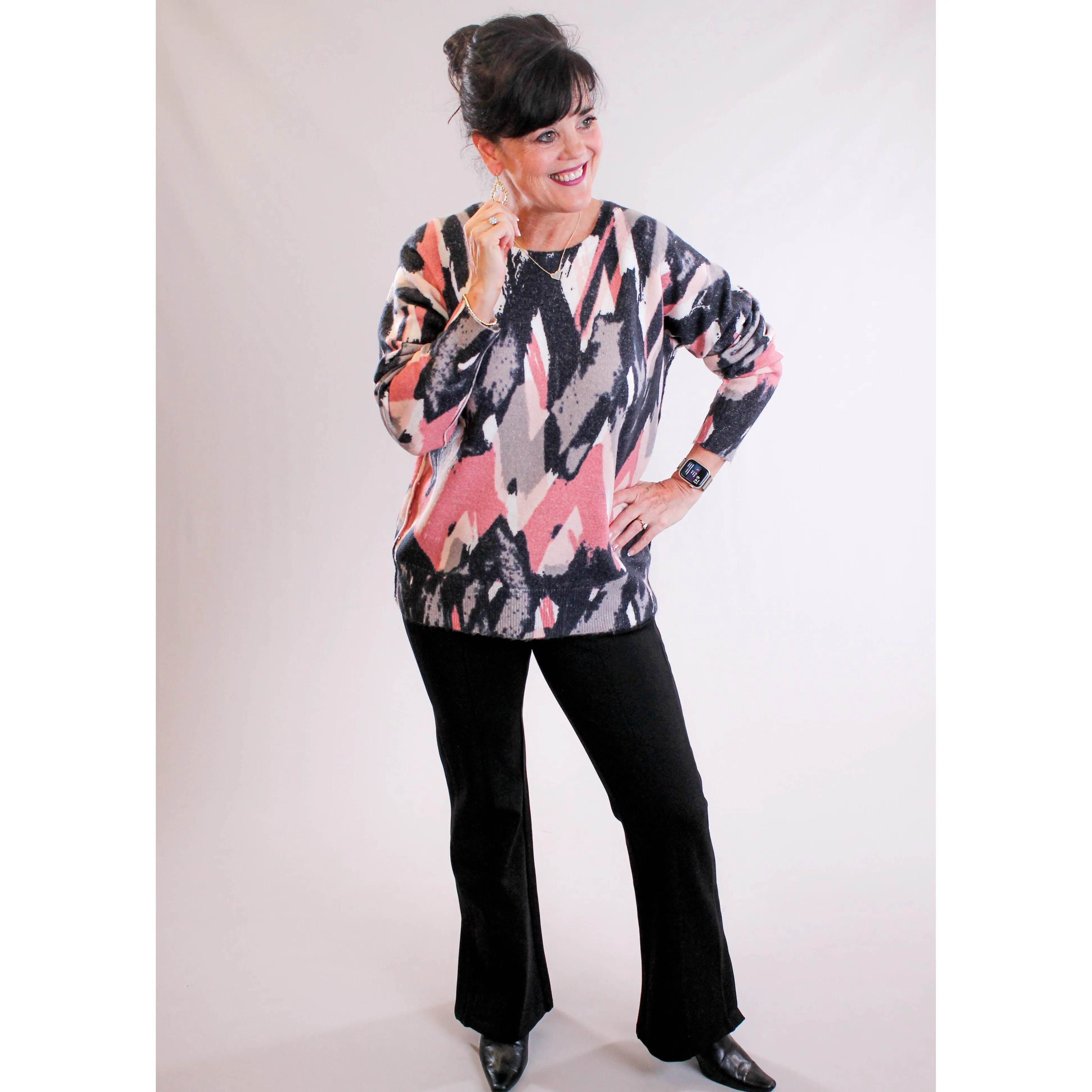 Charlie B Dress Pant with Flared Leg