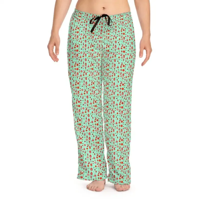 Chillinin Colorful Checkered Women's Pajama Pants