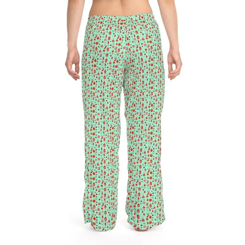 Chillinin Colorful Checkered Women's Pajama Pants