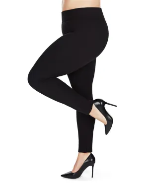 Cotton Blend Basic Yoga Pants | Black