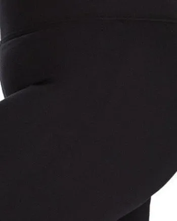 Cotton Blend Basic Yoga Pants | Black