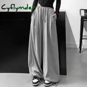 Cyflymder trashy outfits High-waisted Slimming Casual Versatile Harem Pants Loose-fit Wide-leg Bloomers For Women Trendy Fashionable Spring Autumn