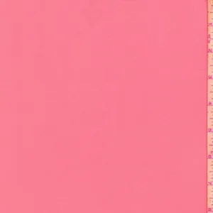 Day Glo Pink Scuba Knit Fabric