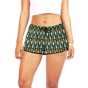Disney Haunted Mansion Haunted Paintings Women's Relaxed Shorts