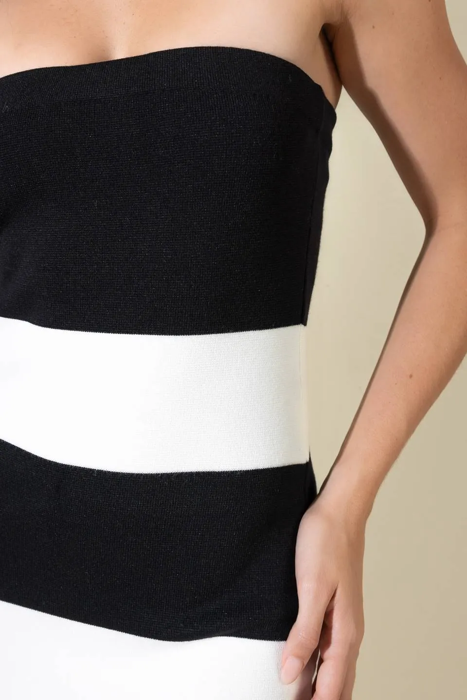 Explore More Collection - ROMANTIC AFTERNOON SWEATER MIDI TUBE DRESS