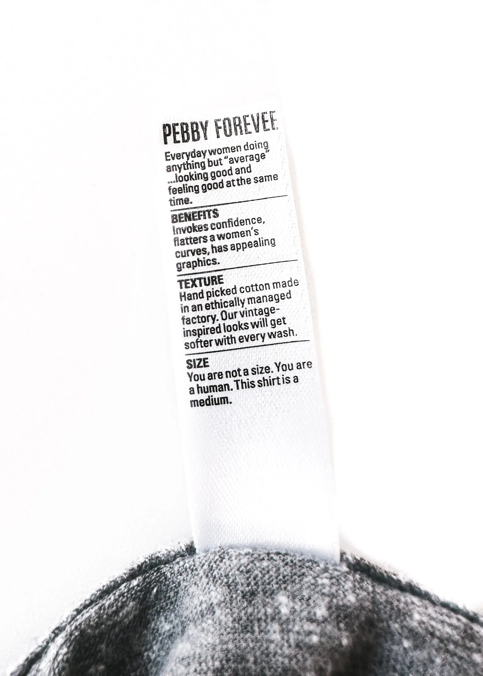 FINAL SALE: CROPPED PEBBY BASICS PAPAYA TEE