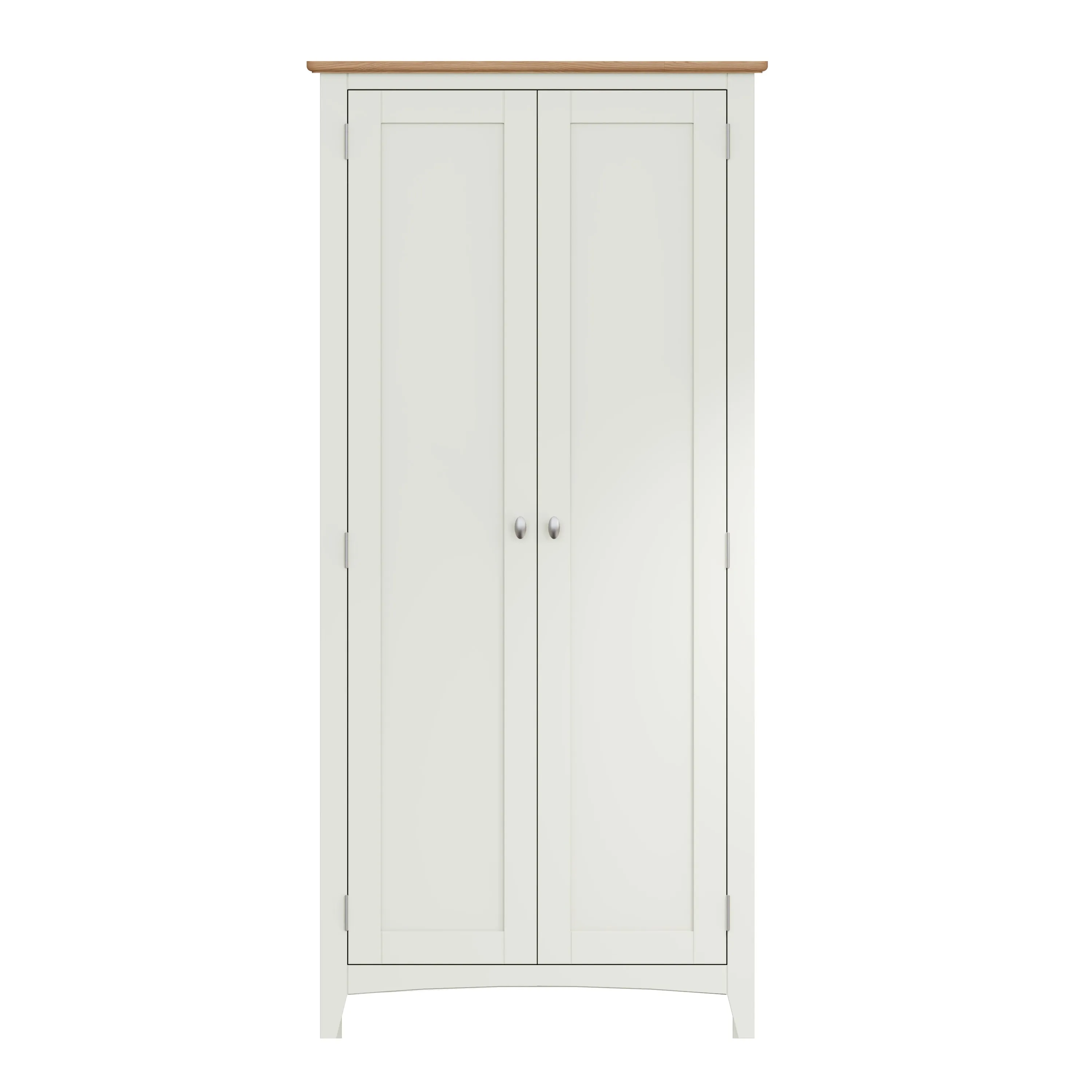 Geras White Full Hanging Wardrobe