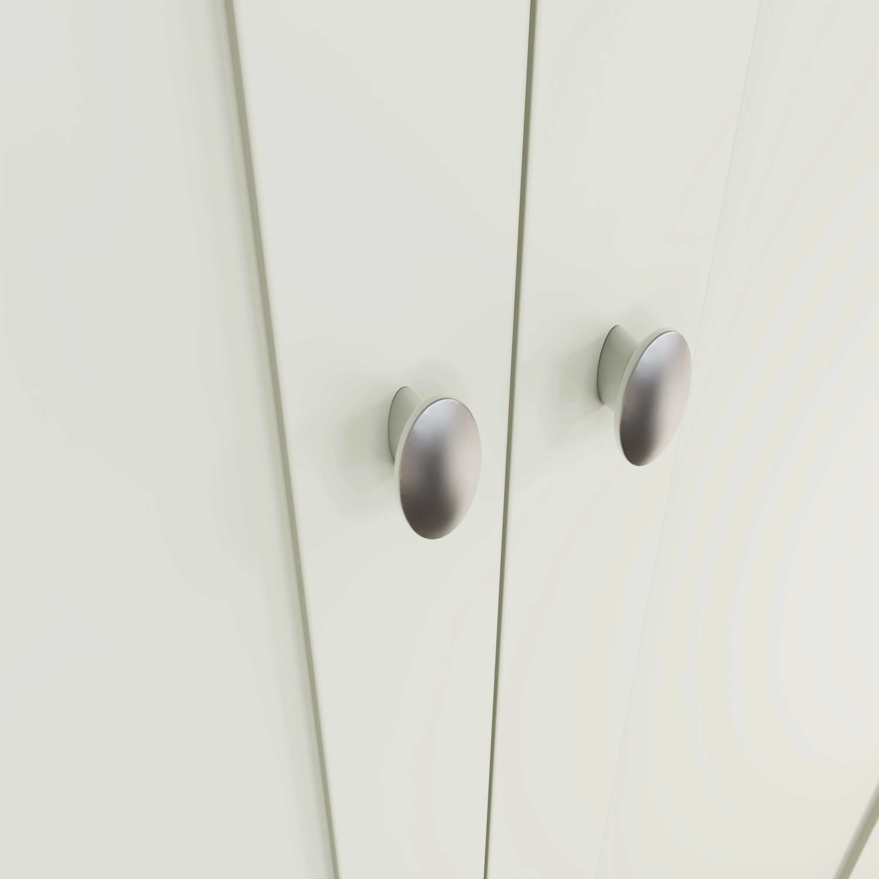 Geras White Full Hanging Wardrobe