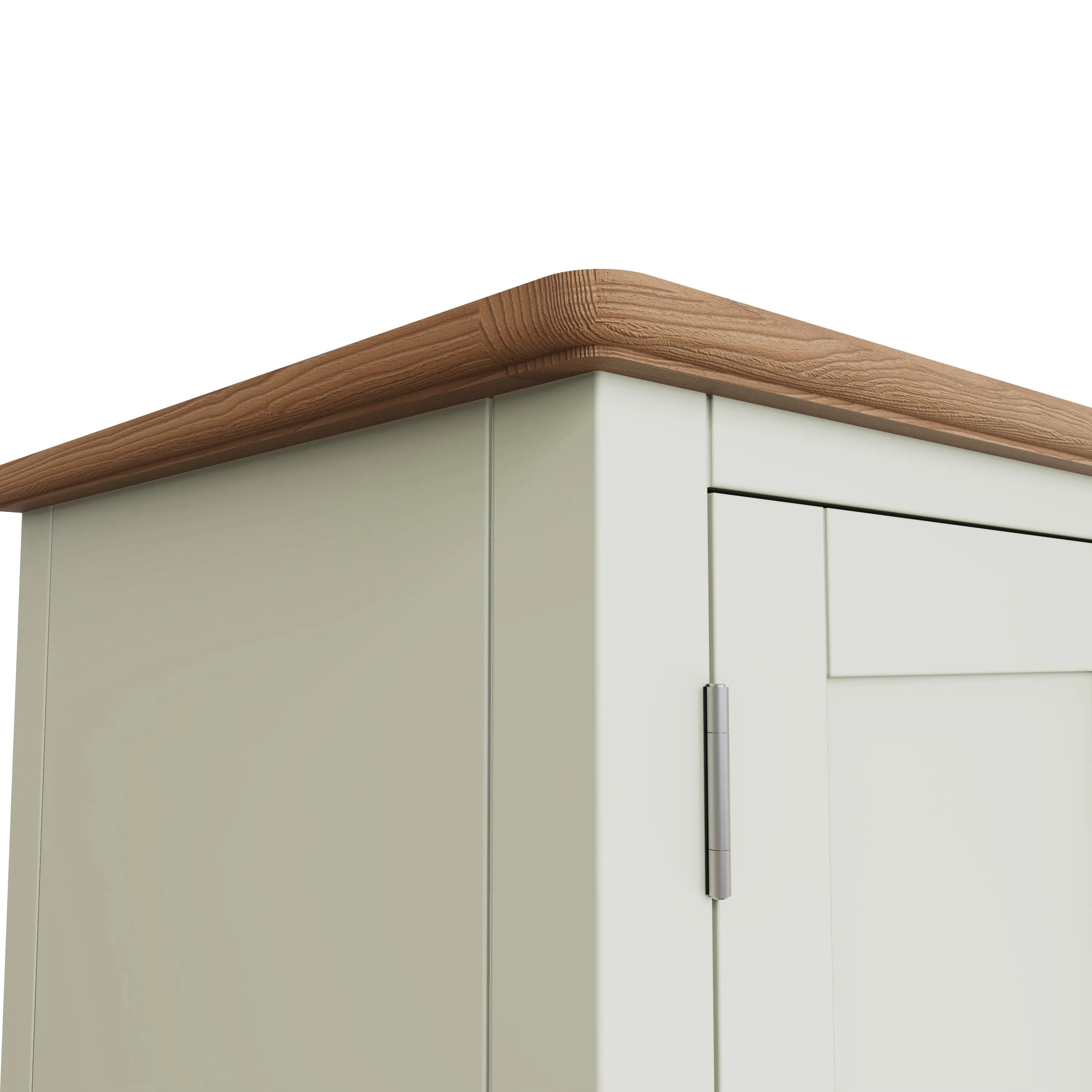 Geras White Full Hanging Wardrobe