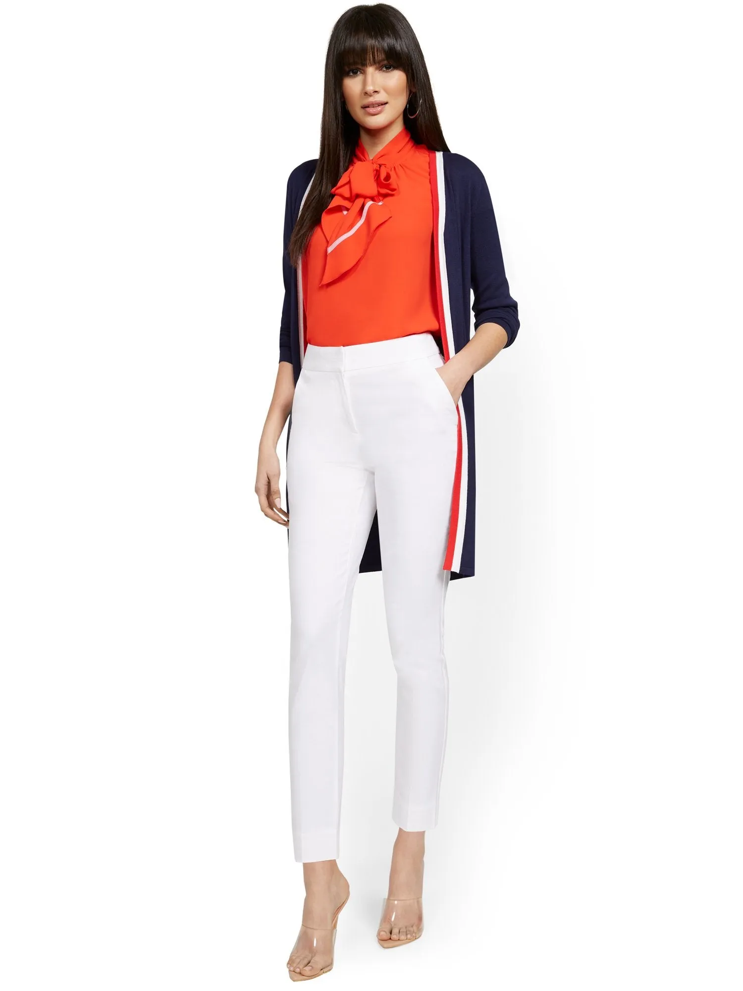 High-Waisted Ankle Pant - Modern - 7th Avenue