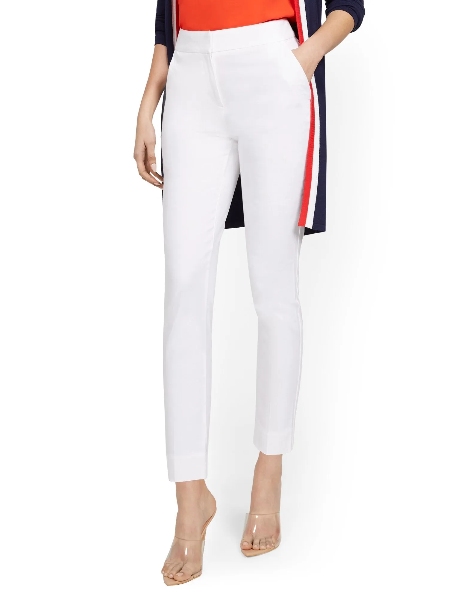 High-Waisted Ankle Pant - Modern - 7th Avenue