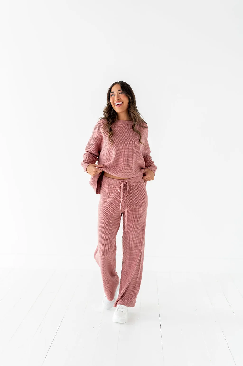 Mattie Lounge Set in Dusty Mauve