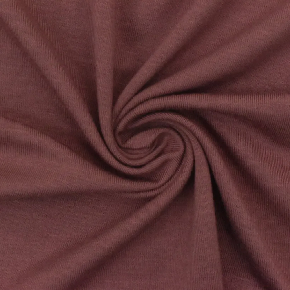 Mauve Pink Solid Stretch Spandex Rayon Modal Jersey Knit Fabric
