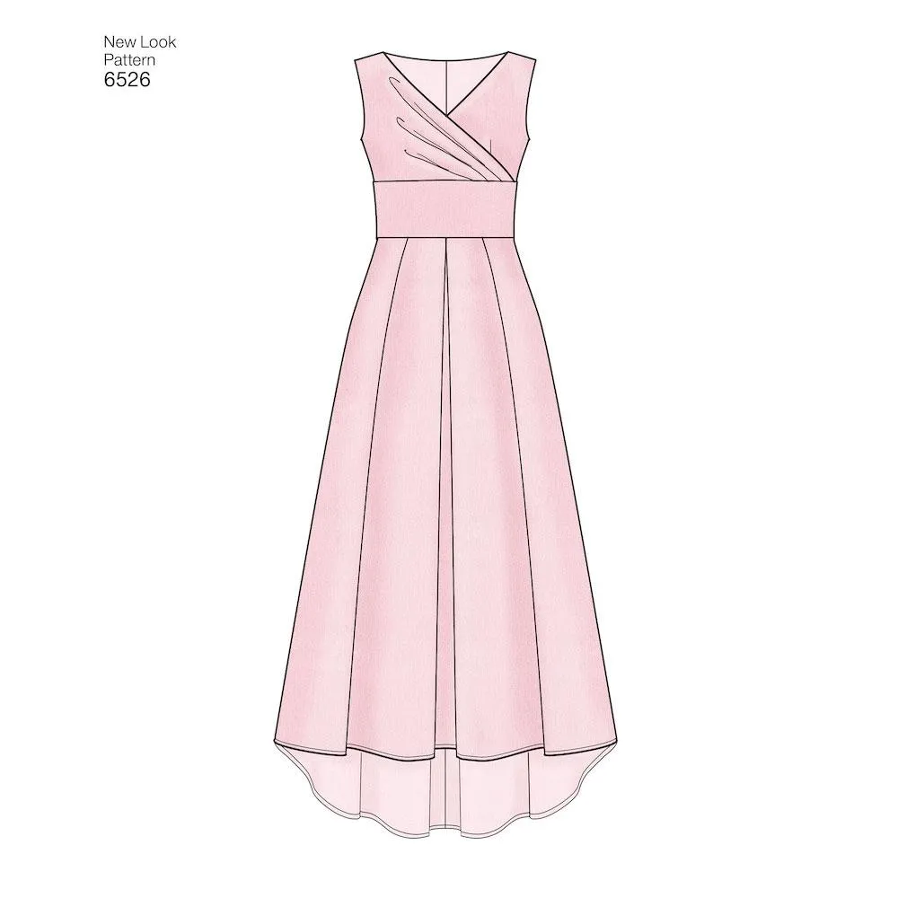 Newlook Pattern 6526 Women's Dress With Bodice Variations