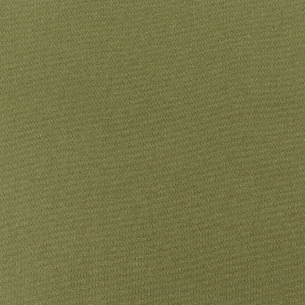 Olive Solid Stretch Poly Spandex Double Brushed Jersey Knit Fabric