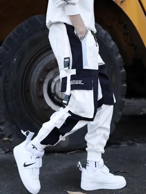 Overalls men's trendy brand hip-hop trousers