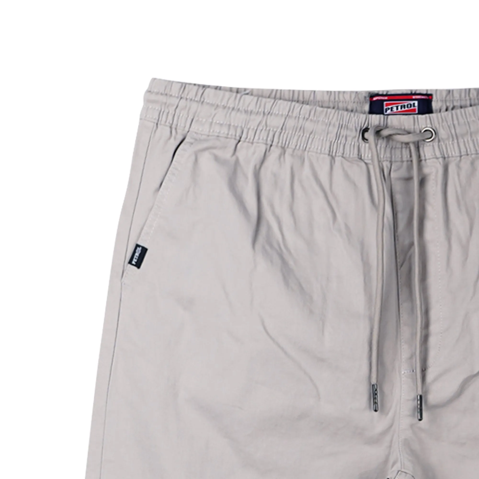 Petrol Men's Non-Denim Stretchable Mid Waist Ankle Pants 155934 (Gray)