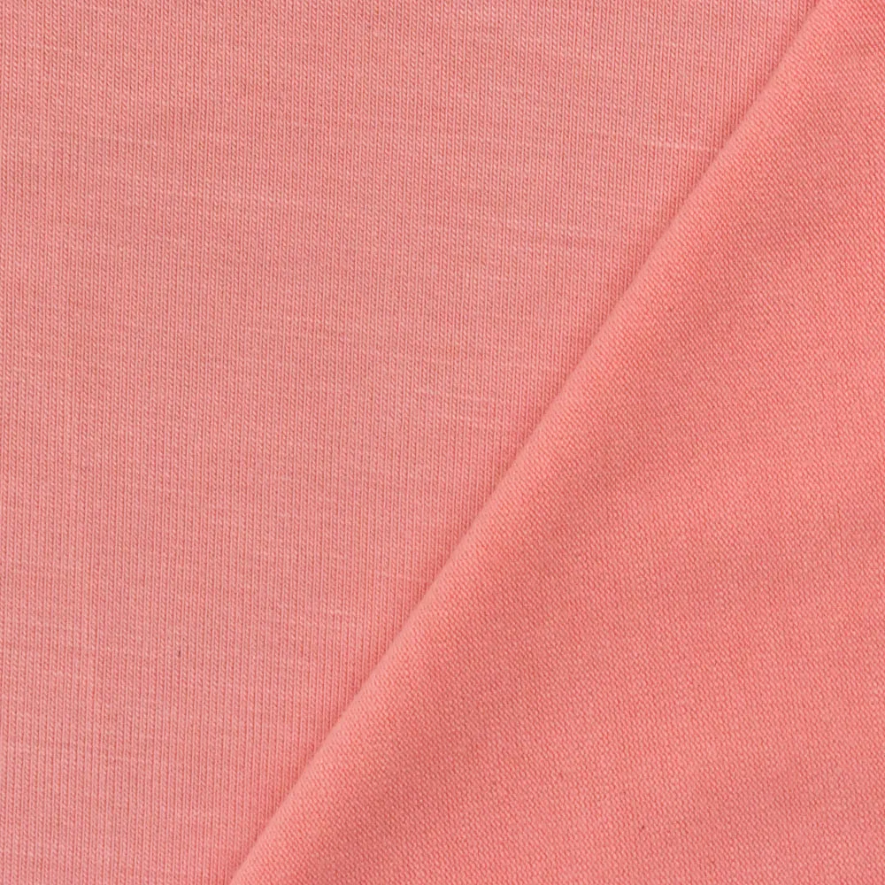 Pink Solid Stretch Spandex Rayon Modal Jersey Knit Fabric