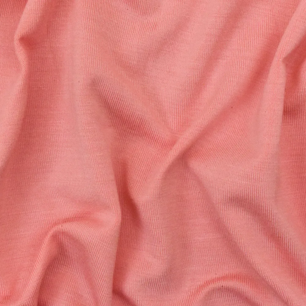 Pink Solid Stretch Spandex Rayon Modal Jersey Knit Fabric