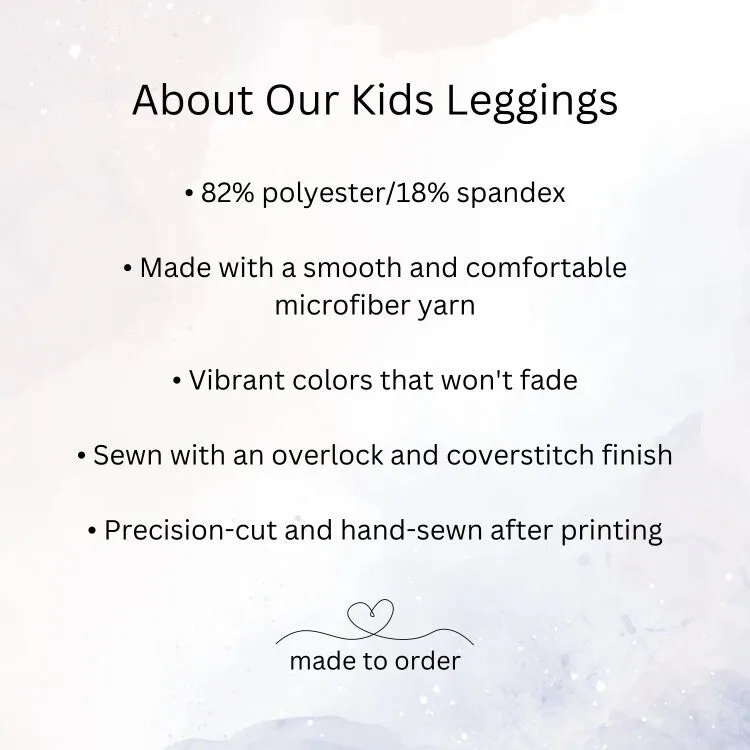 Purple Unicorn Comfy Kids Leggings