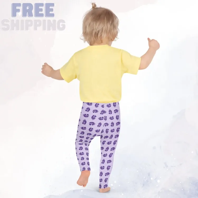 Purple Unicorn Comfy Kids Leggings