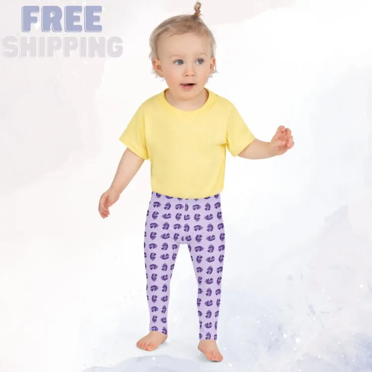 Purple Unicorn Comfy Kids Leggings