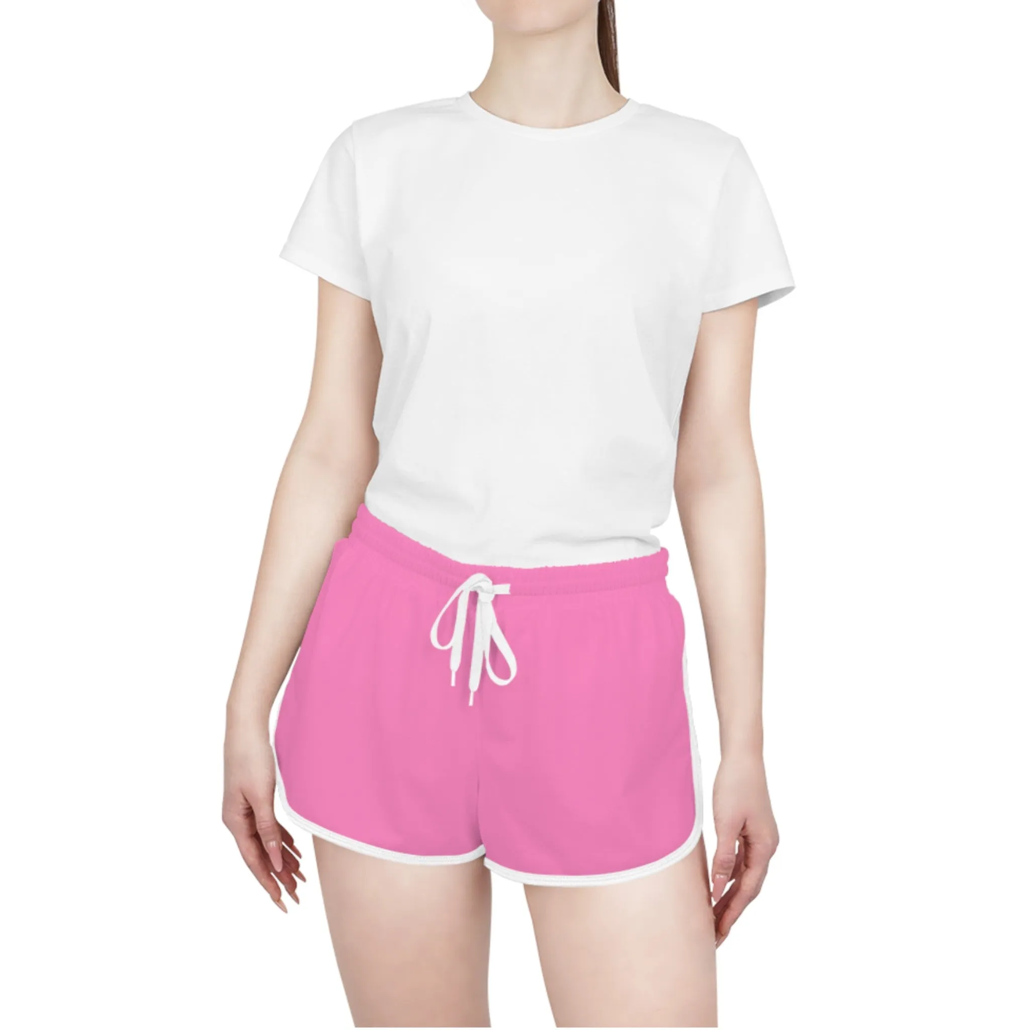 Rose Pink Women's Relaxed Shorts