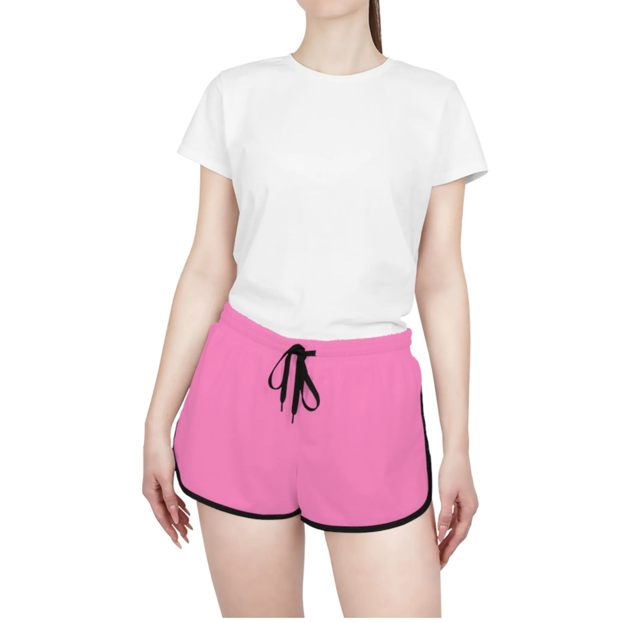Rose Pink Women's Relaxed Shorts