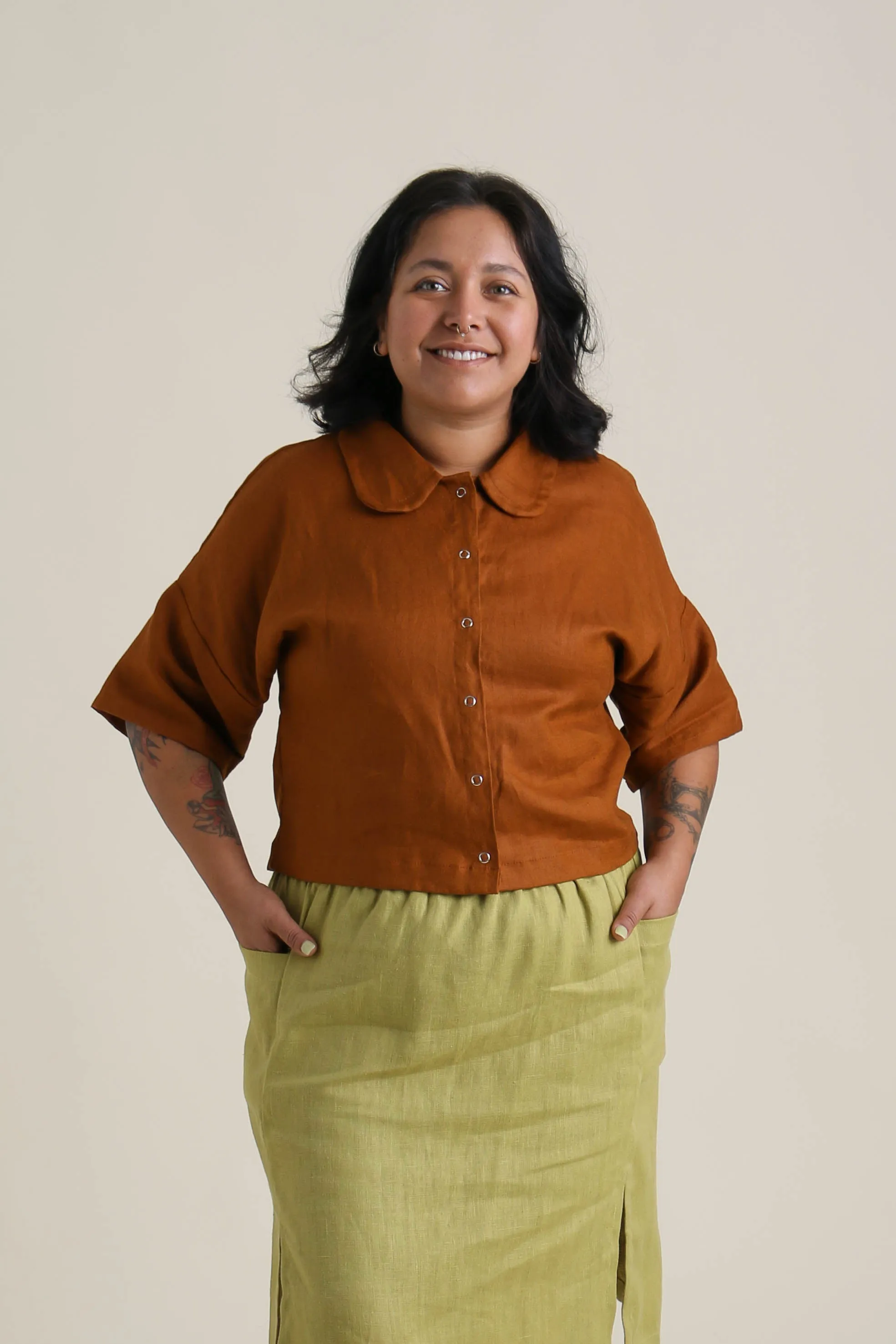 Ruthie Top in Rust