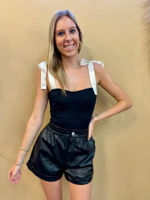 Shoulder Bow Bodysuit