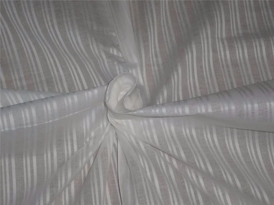 White cotton organdy fabric dobby design no.58 44&quot; wide