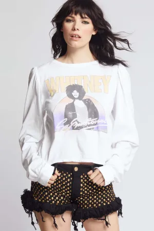 Whitney Houston Puff Sleeve Tee